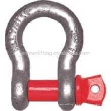 top quality us type high tensile forged shackle made in china